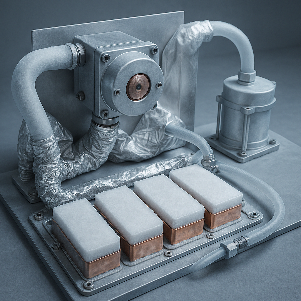Cryogenic cooling system visualization