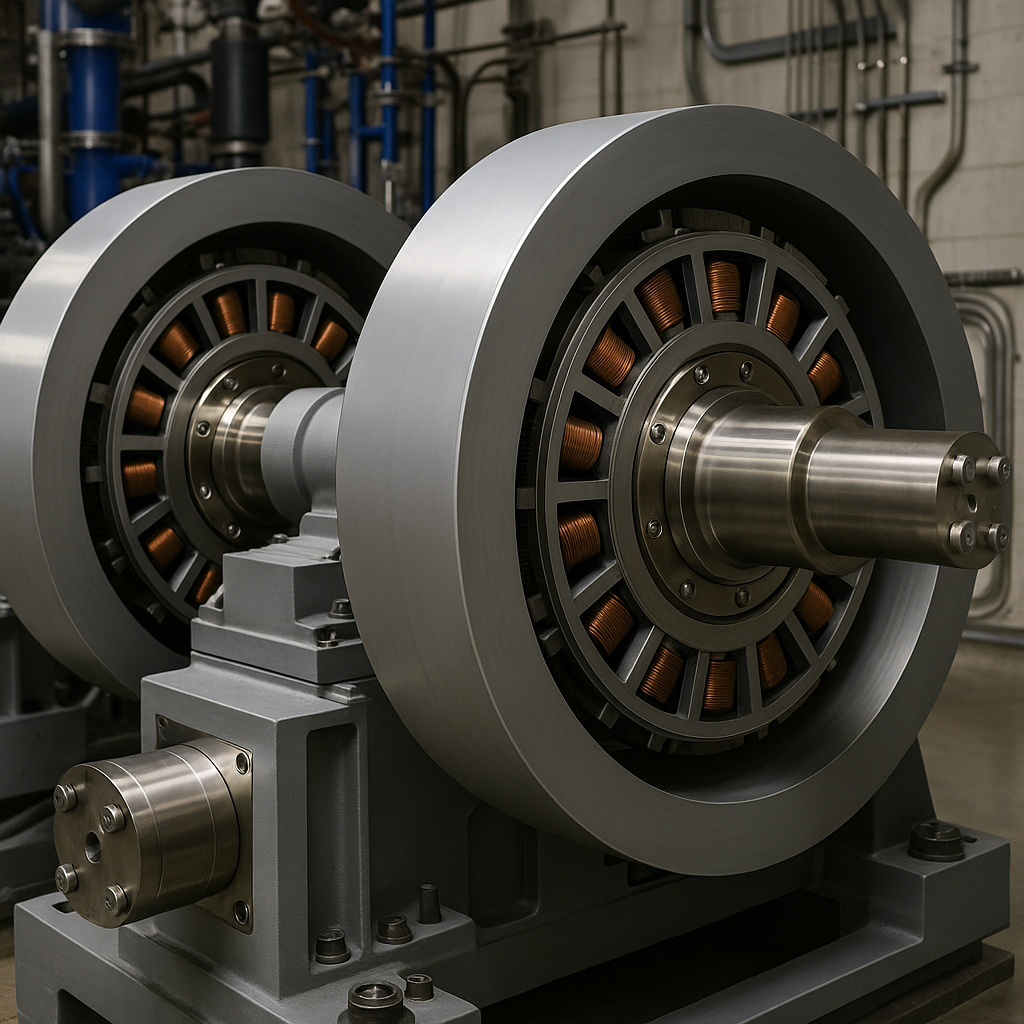 Industrial power plant concept render