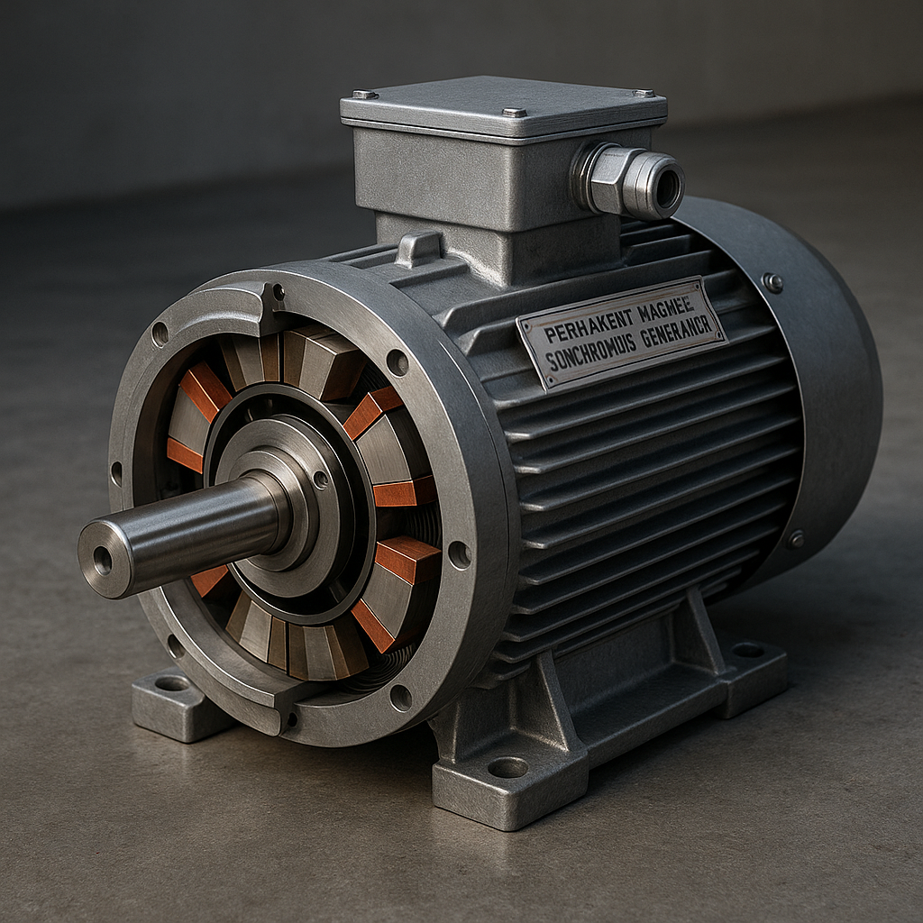 Permanent Magnet Synchronous Generator rendering